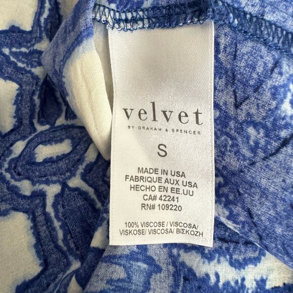 Velvet by Graham and Spencer Shift Dress Resortwear Lightweight Small Blue - Picture 9 of 14